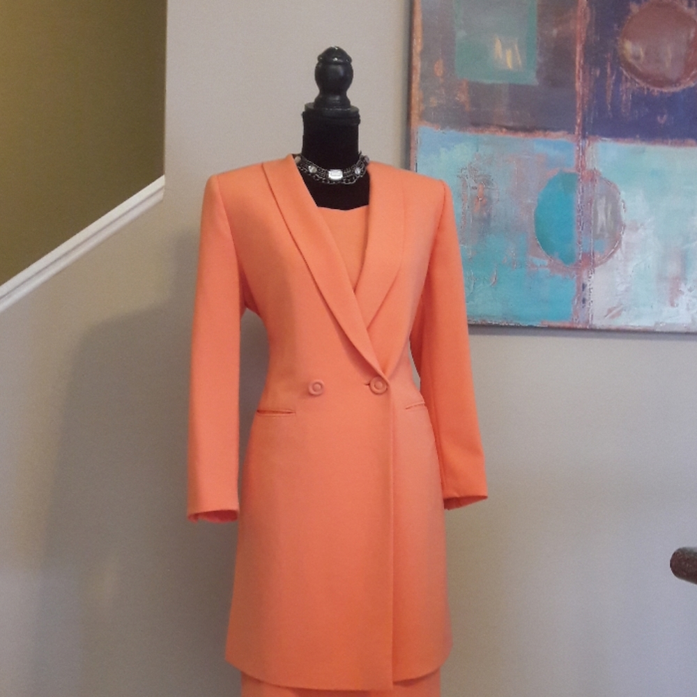 Giorgio Vannini Firenze/Peach/3Pc. Skirt Suit NWOT - Picture 1 of 8